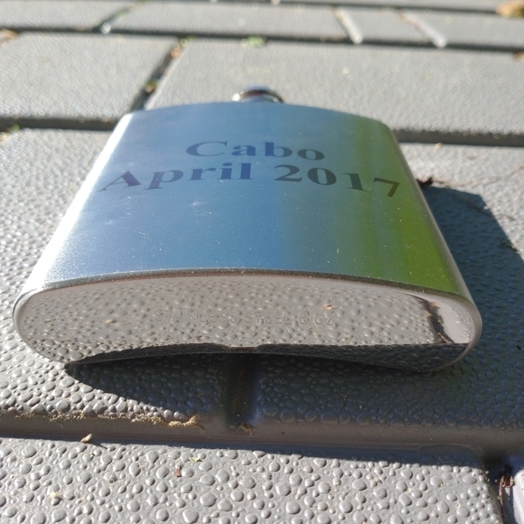 Stainless steel drinking flask Cabo 2017. 6 oz. - Picture 2 of 4